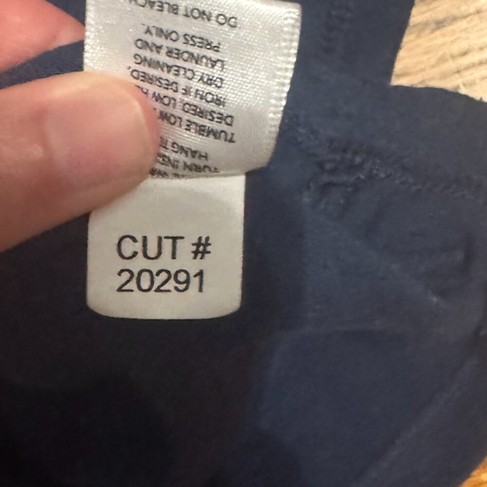 Mizzen and Main Mens Short Sleeve Navy Henley - Picture 2 of 3